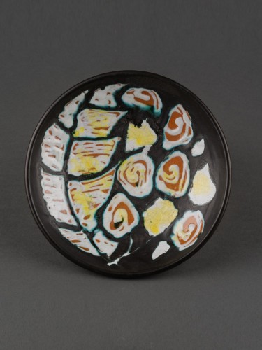 Irokázott (leveles) tál